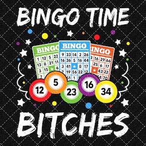 Bingo png, bingotijd teven png, bingoploeg png, bingocrew png, bingokaart png Digitale download