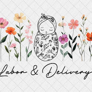Labor And Delivery Png, L&D Nurse Png, Nurse Life Png, NICU Nurse Png, Nurse Design Png, Digital Download