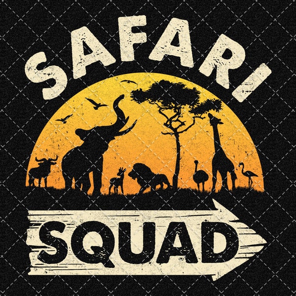 Safari Squad Png, Africa Safari Png, Wild Life Png, Wild Animal Png, Zoo Crew Png, Safari Animal Png Digital Download