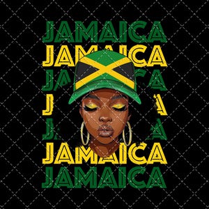 Afro meisje png, Jamaica vlag png, patriottische Jamaica png, Independence Day Jamaica png, One Love Jamaica png digitale download