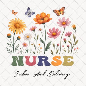 Labor And Delivery Png, Nurse Life Png, Nurse Week Png, L&D Nurse Png, Nurse Design Png Digital Download