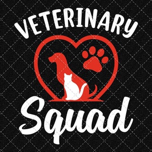Veterinary Squad Png, Vet Png, Vet Tech Png, Save Animals Png, Pet Lover Png Digital Download