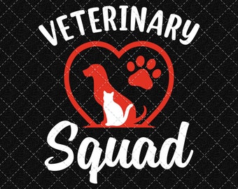 Veterinary Squad Png, Vet Png, Vet Tech Png, Save Animals Png, Pet Lover Png Digital Download