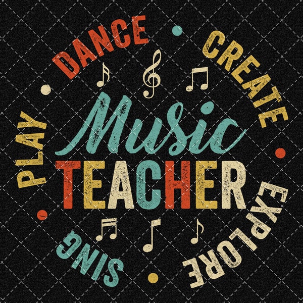 Music teacher Png, Teacher Png, Teaching Png, Funny Music teacher Png, Gift for music teacher Png Digital Download