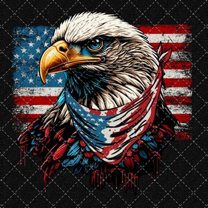 4th Of July Png, Independence Day Png, American Flag Png, Patriotic Bald Eagle Png, Party In The USA Png Digital Download