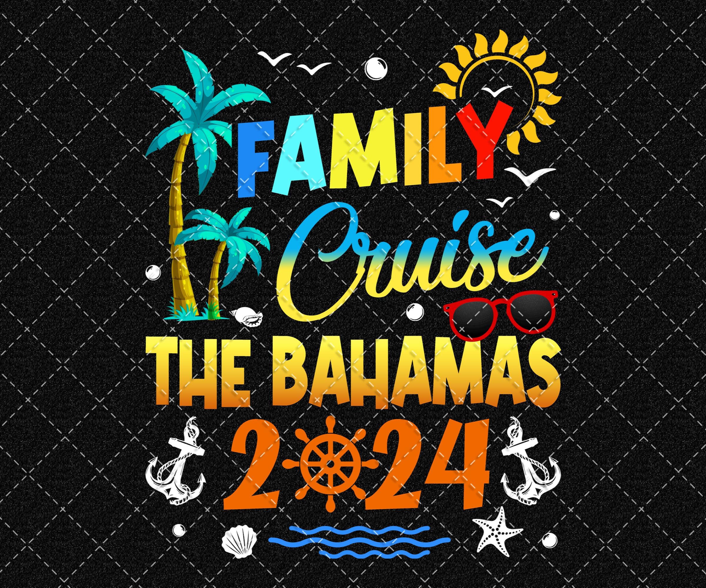Bahamas 2024 Png, Family Cruise 2024 Png, Cruising Bahamas Png, Summer