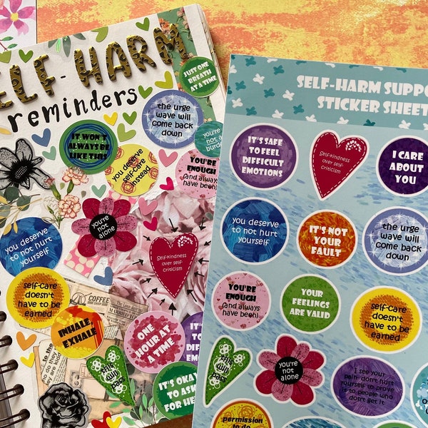 Self Harm Support Sticker Sheet