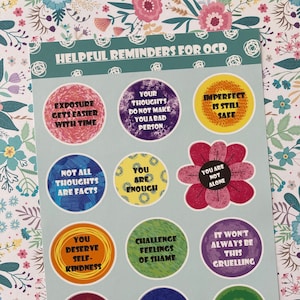 OCD-stickervel | Nuttige herinneringen