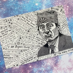 Michael Scott (The Office) Postcard