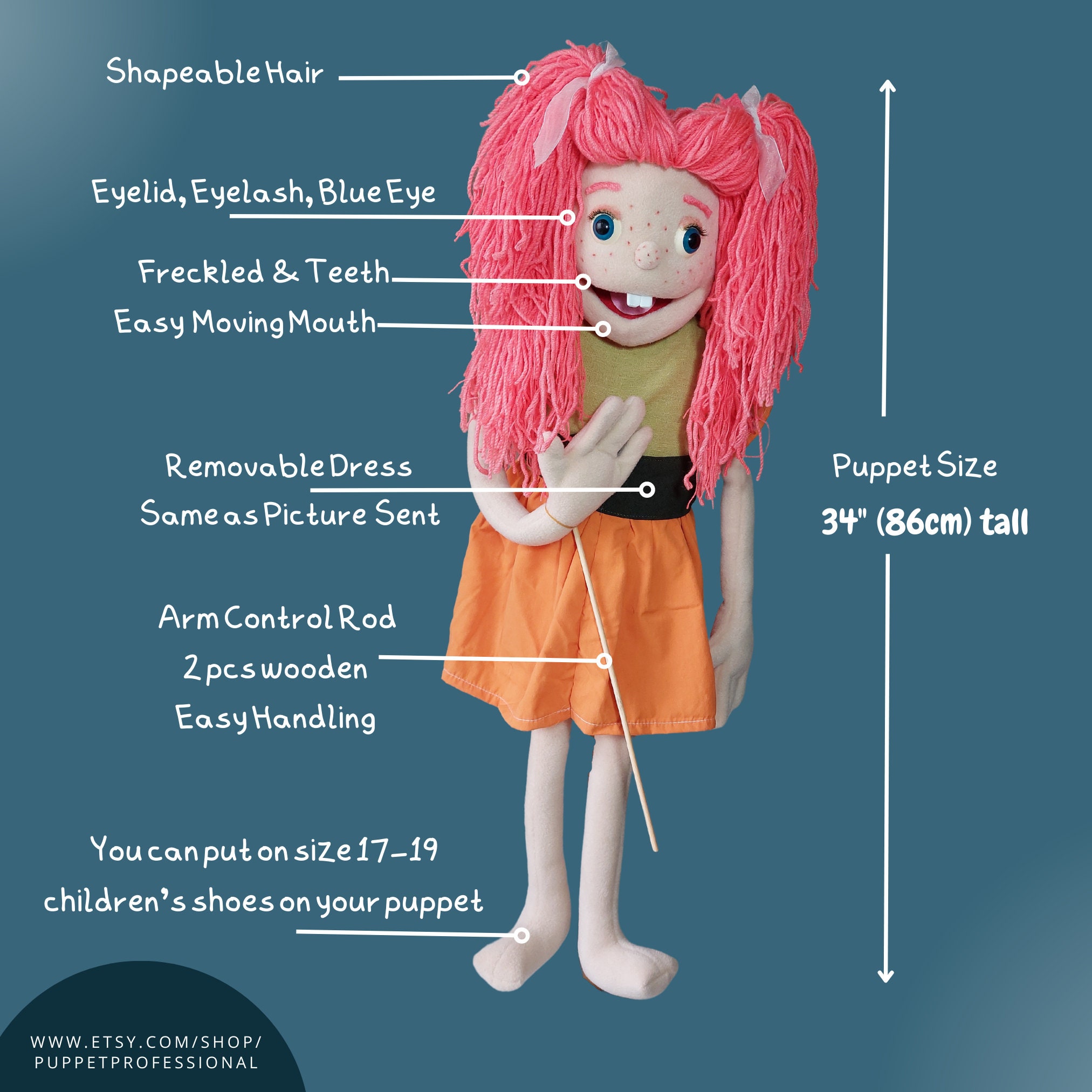 Be Master Ventriloquist in Stage Puppet Professional for Girls & Adults