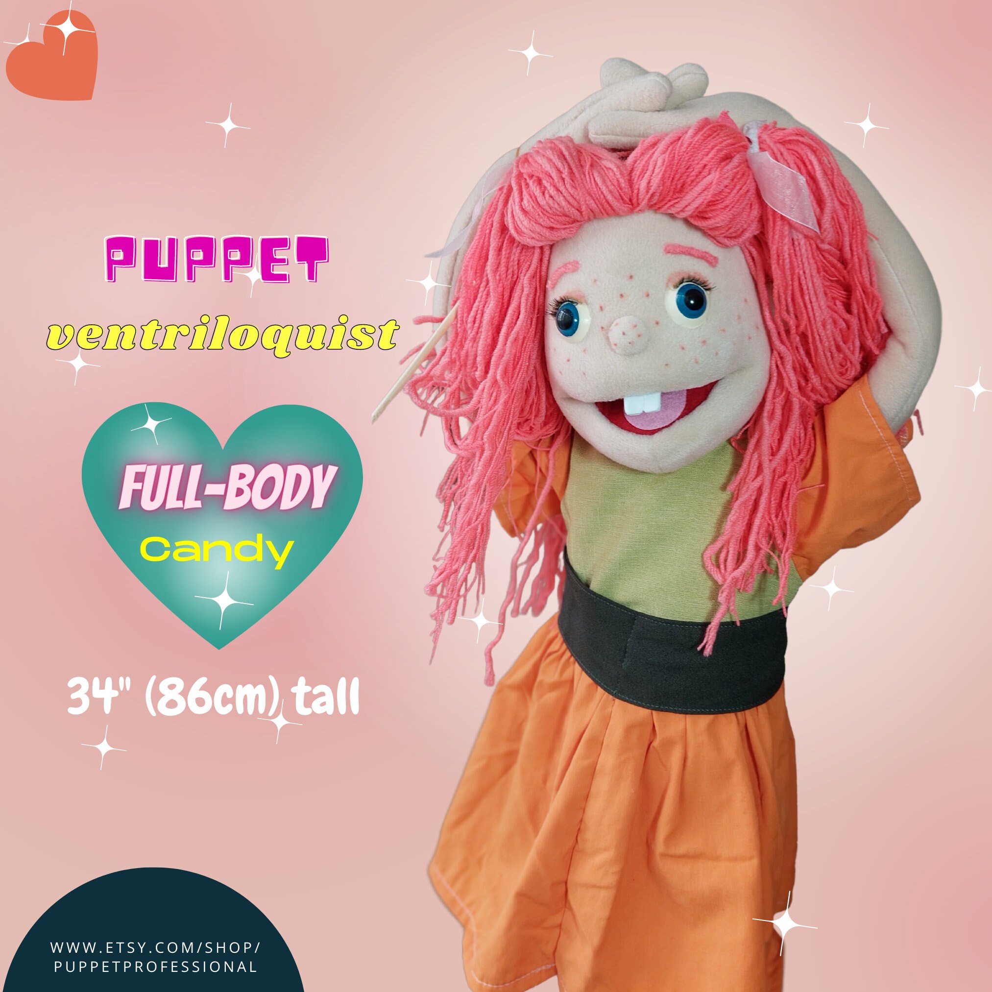 Be Master Ventriloquist in Stage Puppet Professional for Girls & Adults