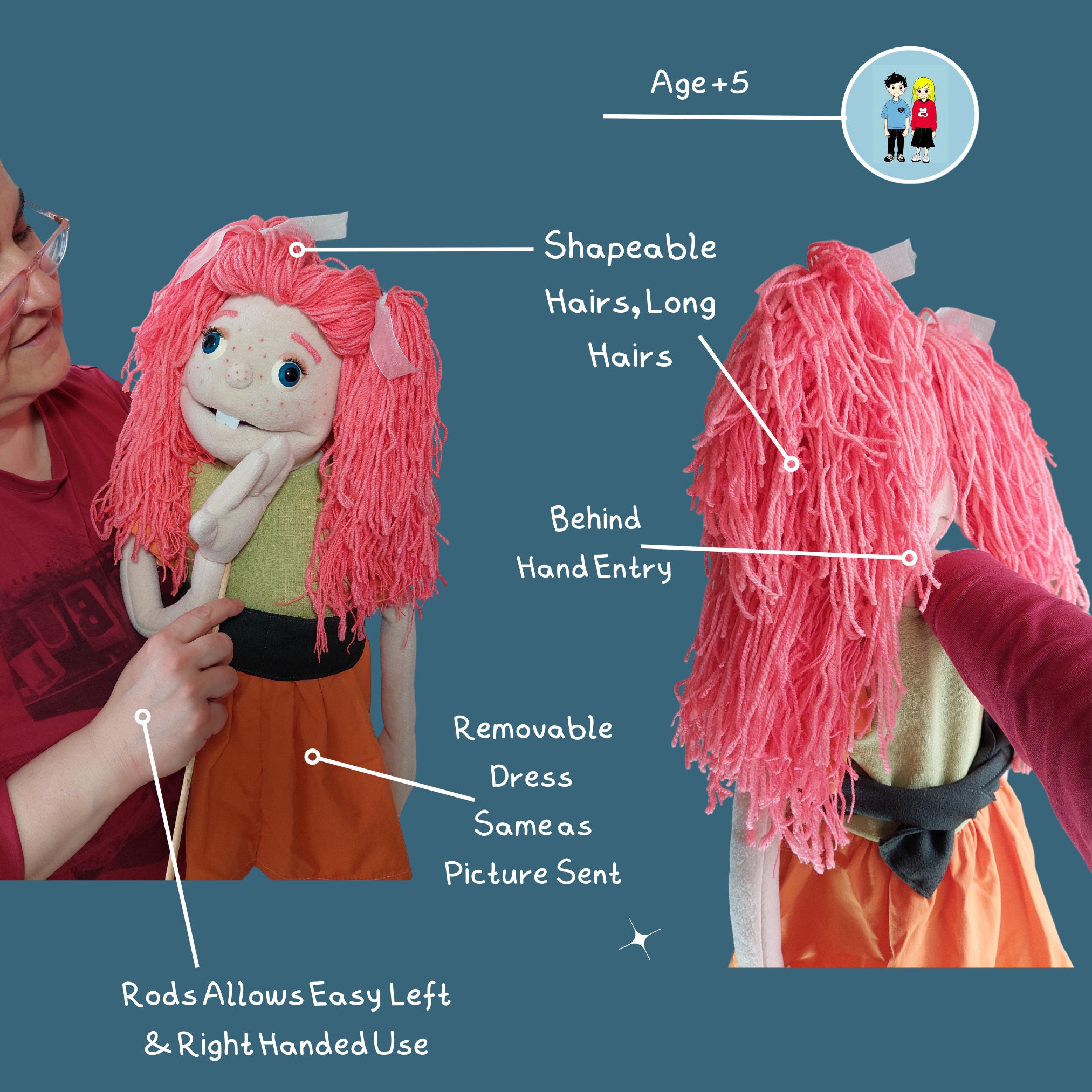 Be Master Ventriloquist in Stage Puppet Professional for Girls & Adults