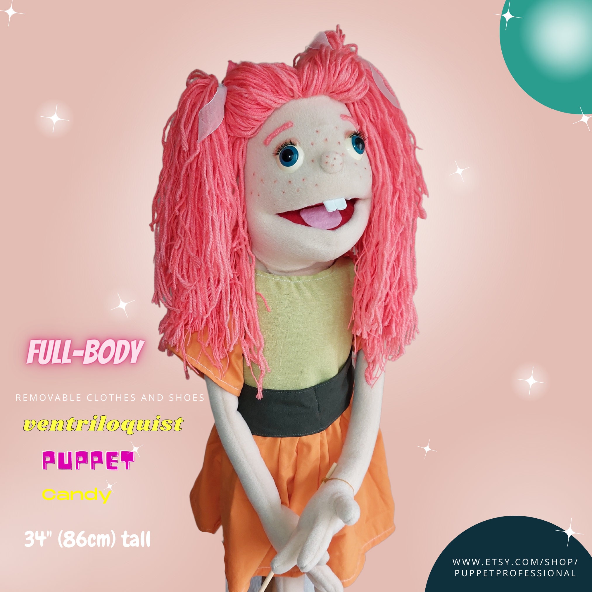 Be Master Ventriloquist in Stage Puppet Professional for Girls & Adults