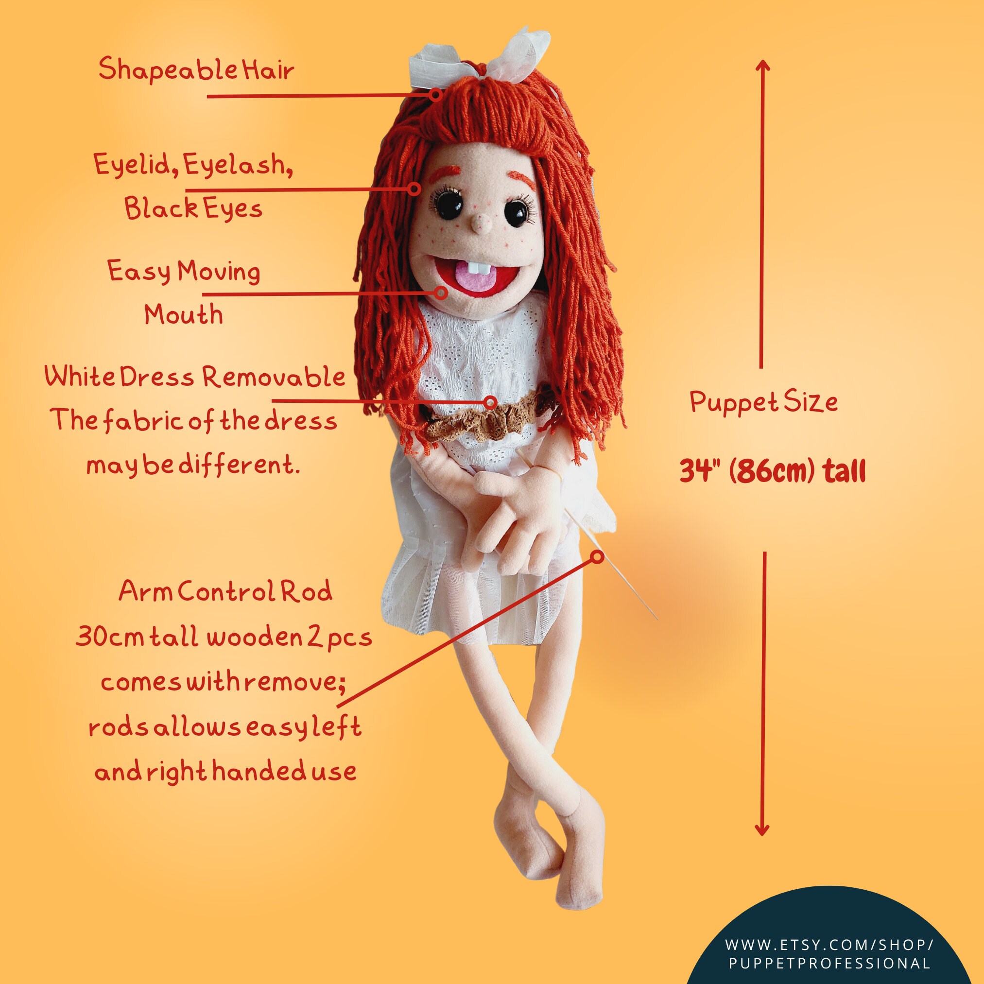 Puppet Professional for Kids Adults & Gift for Birthday Be Master