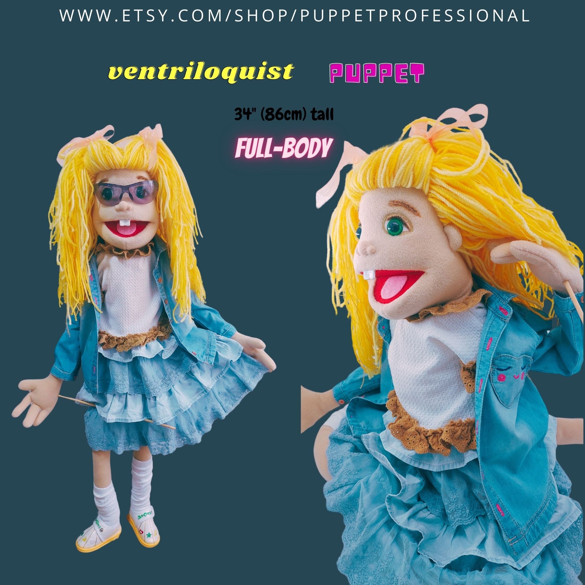 Puppet Professional for Kidsadults & Gift for Birthday Be Master