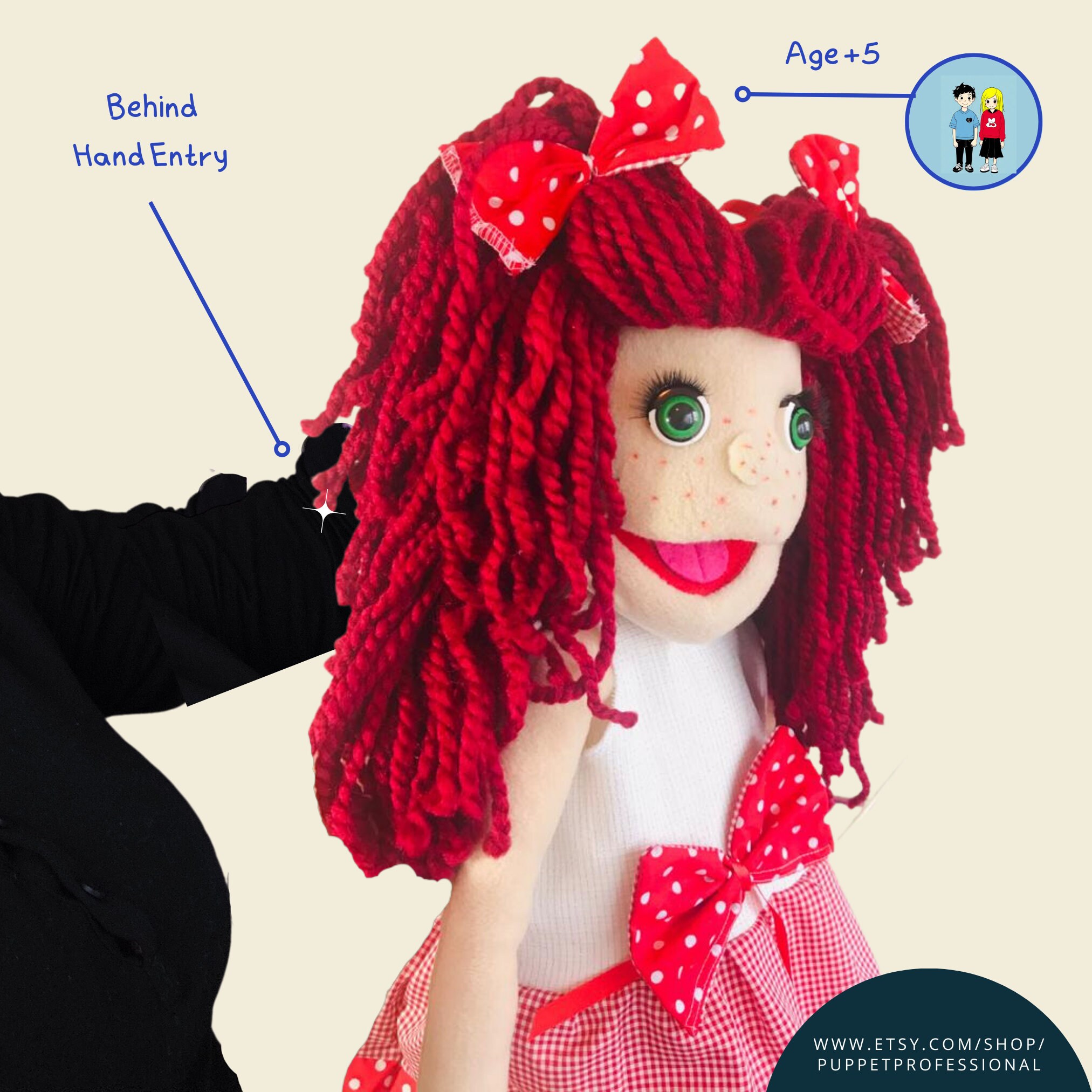 Puppet Professional for Adults Kids & Gift for Birthday Be Master