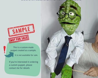 Custom Muppet Style Puppet: Personalized Half Body Design for Stage