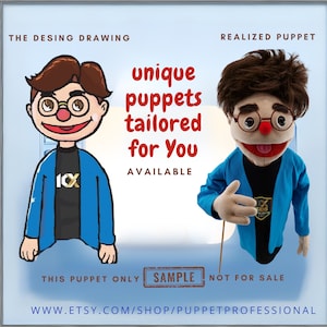 Professionelle Puppe kundenspezifische für Erwachsene -Geschenk für Geburtstag- Master Bauchredner Dummy in der Bühne & Theater! Ying 22 &quot;(56 cm) halber Körper