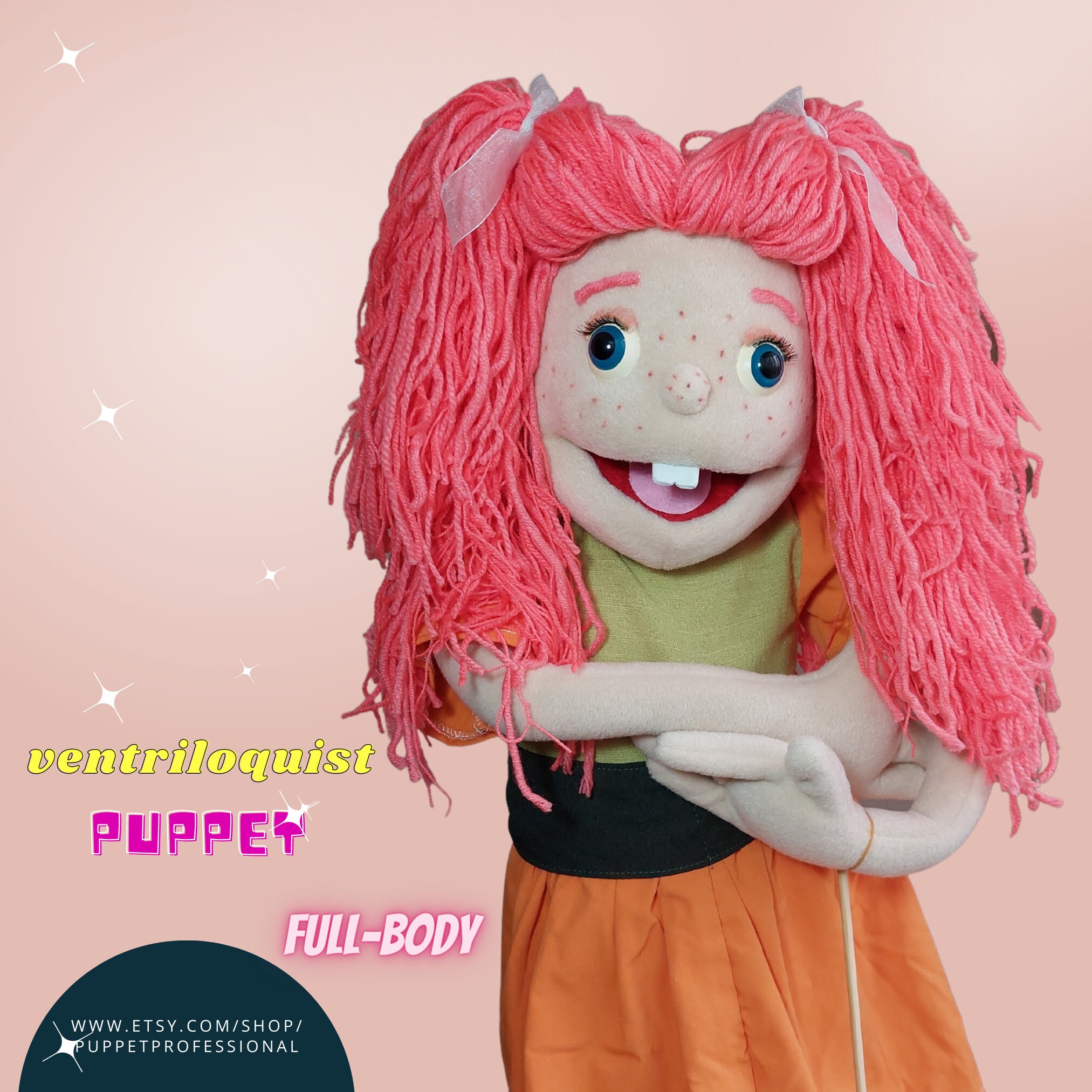 Be Master Ventriloquist in Stage Puppet Professional for Girls & Adults