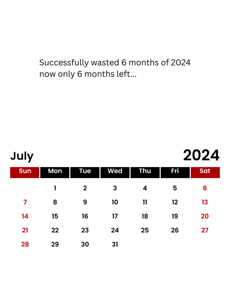 Calendar 2024 Meme India Etsy Australia