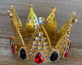 Divine Eleggua Rhinestoned Crown - Orisha Accessories