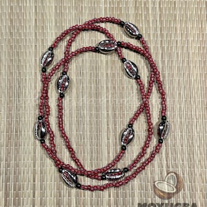 Oya Cowrie/Black Bead - Necklace/Eleke/Collar - Santeria/Yoruba