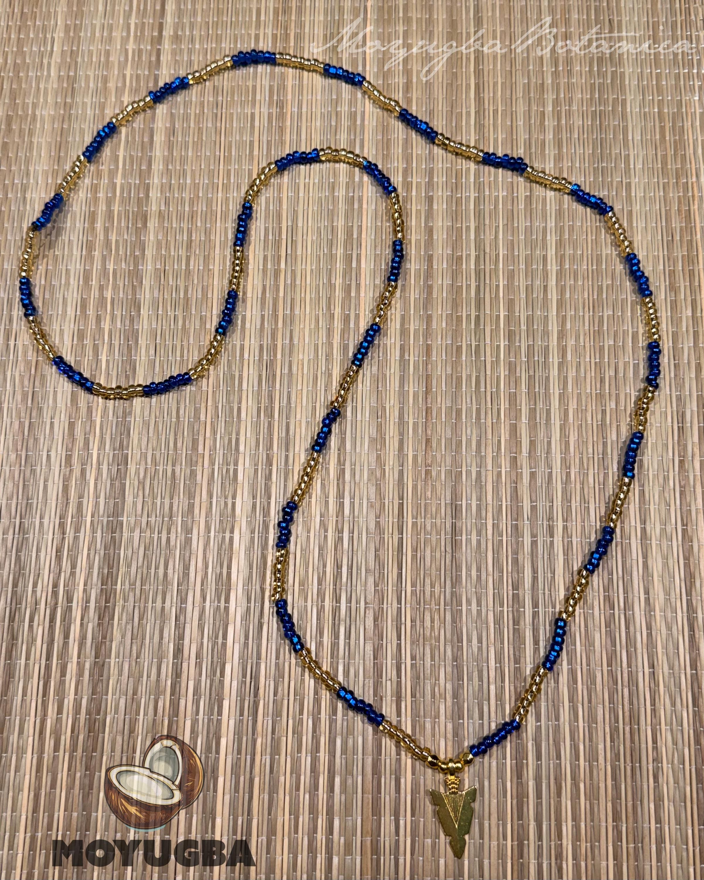 ORISHA OCHOSI Necklace/eleke/collar - for Protection and Guidance