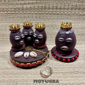 Esu/Eleggua Mini Statues for Protection and Guidance - 2 Styles Santeria/Yoruba
