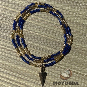 ORISHA OCHOSI Necklace/Eleke/Collar - for Protection and Guidance