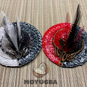 Feather Hat With Rhinestones - Etsy display picture 1