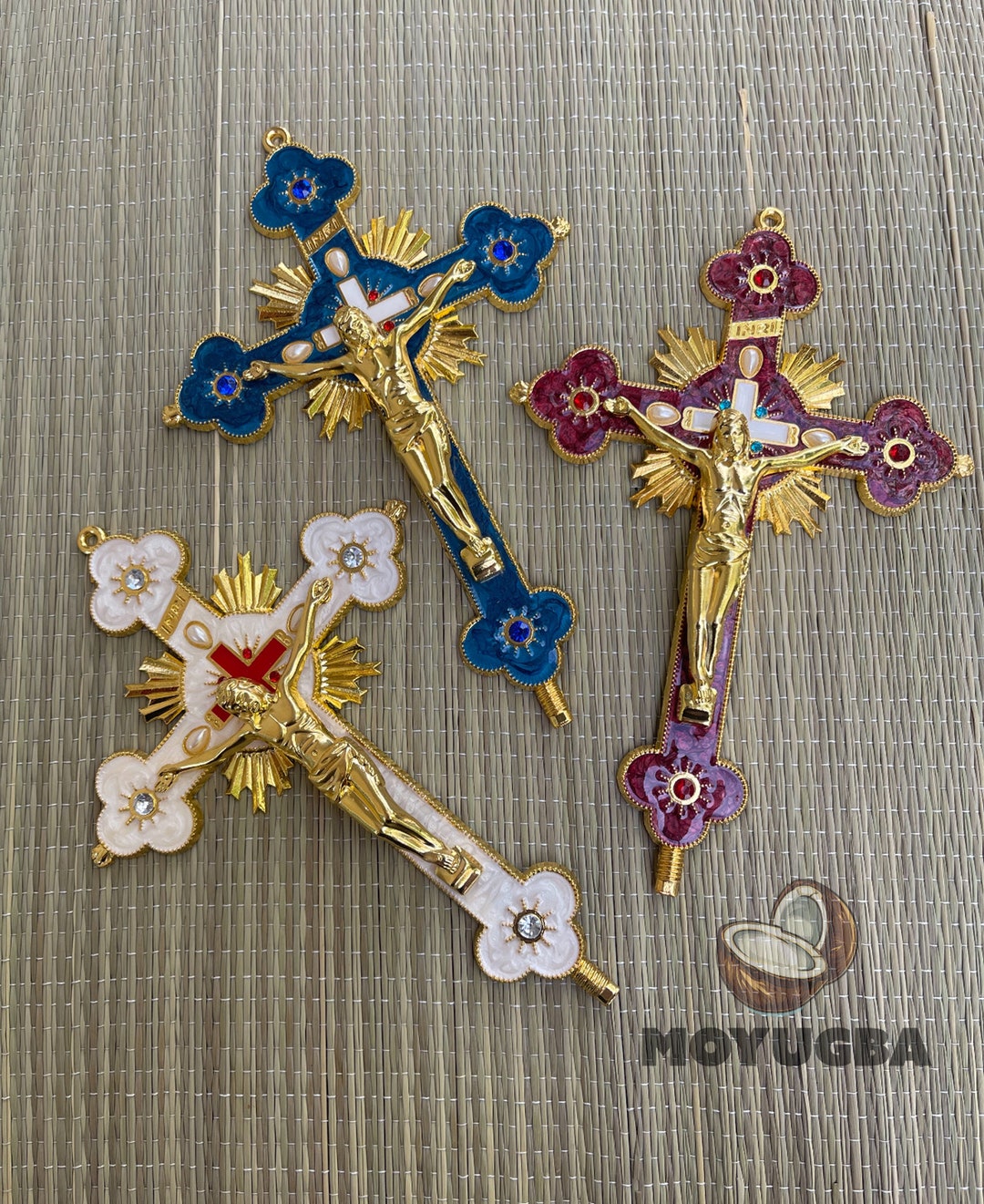 CRUCIFIX Metal Cross for Spiritual Altar - Boveda - Etsy