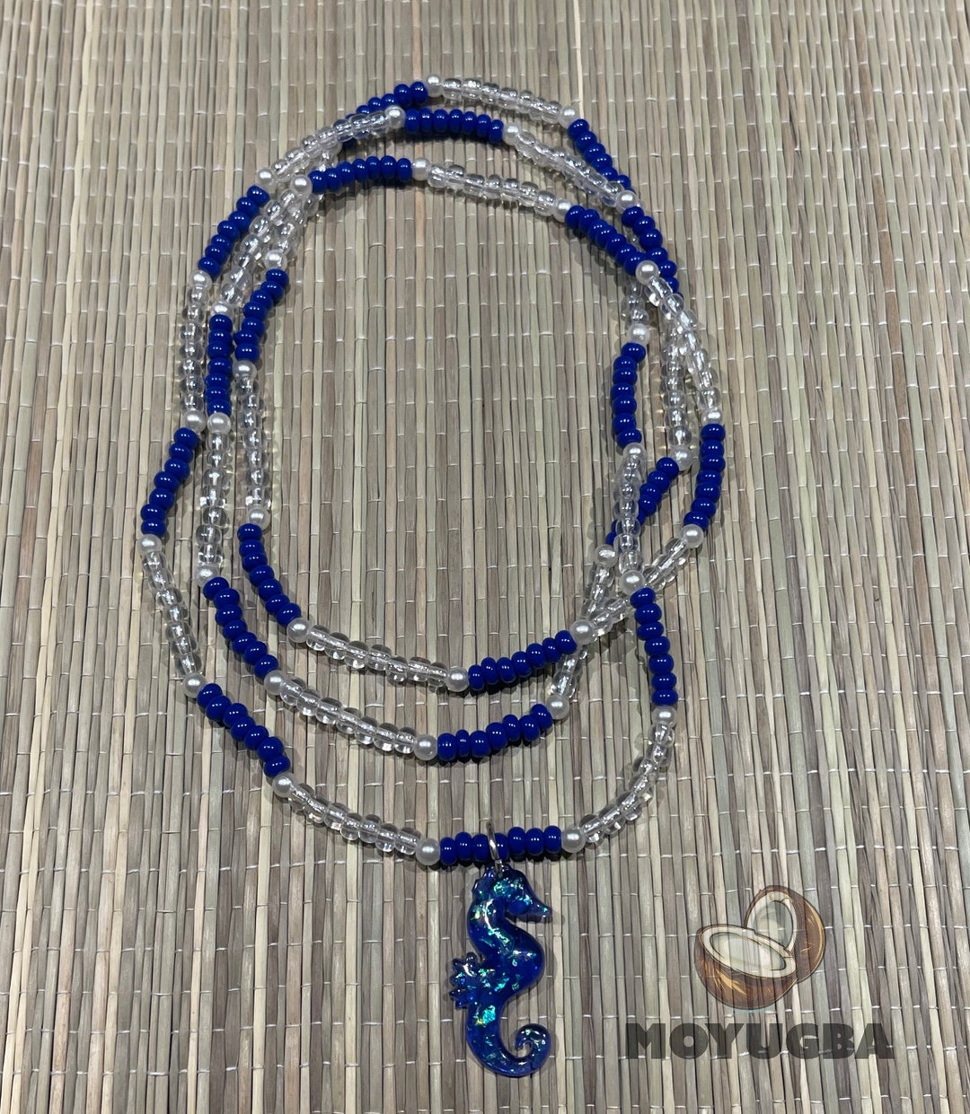 Pearl Yemaya Collar/necklace/eleke Santeria/yoruba Etsy