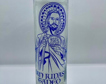 Saint Jude/San Judas  White Ritual candle/Veladora Blanco - 7 Day