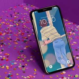 Colorful Anime Phone Wallpaper 4K HD iPhone Android Aesthetic Illustration iOS Background Digital Art