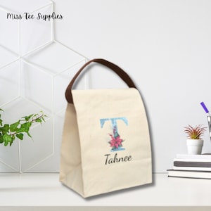 Canvas Lunch Bag With Strap