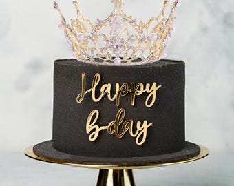 Decoración de pastel con corona, tiara brillante para la parte superior del pastel, decoración de pastel de princesa, oro o plata, boda de realeza, princesa, niñas, pastel real