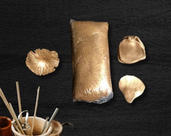 Shiny Resin Clay DIY Premium Gold Silver Pearl White 50g Pack gold resin clay silver resin clay and Pearl White coloured clay earrings jewel