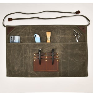 Waterproof canvas half waist work apron canvas waist apron canvas half waist apron craft apron gardeners apron workers apron half waist
