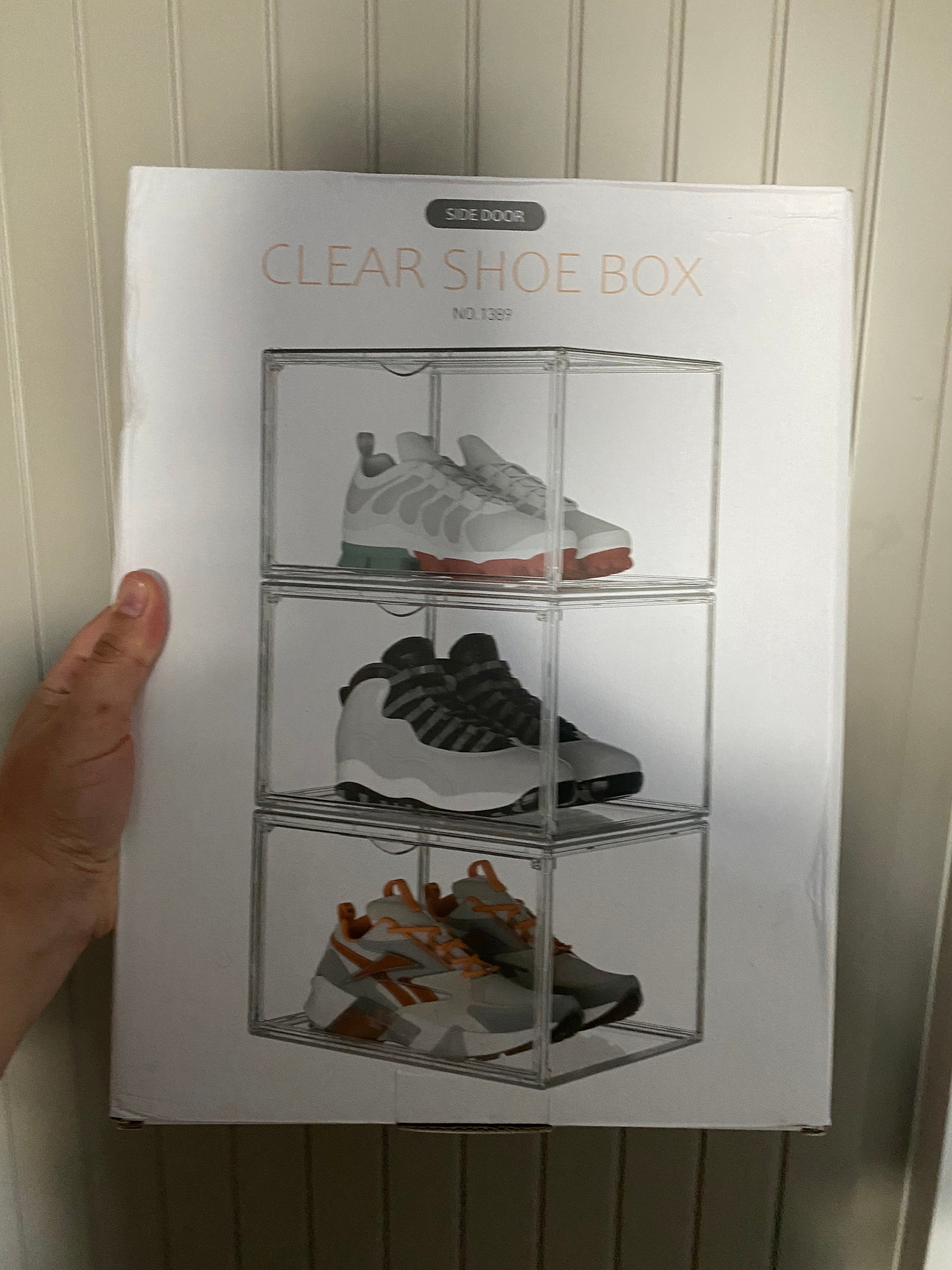 Perspex Shoe Display Box Premium Shoe Display Box Stackable