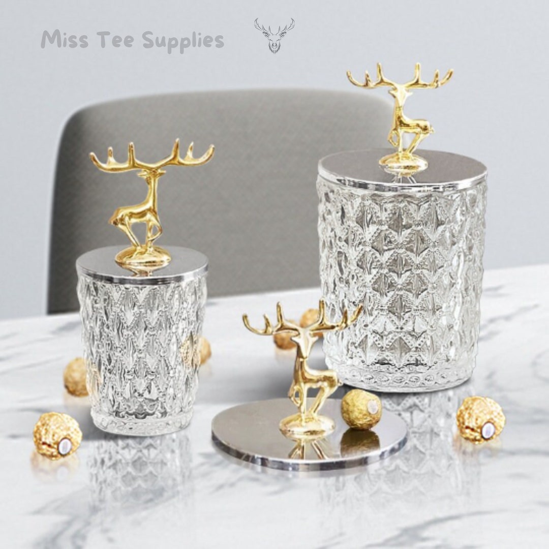 DIY Retro Glass Candle Making Jars With Lid Candle Making Accessories