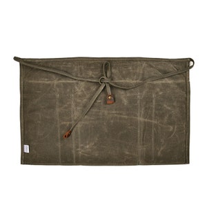 Waterproof canvas half waist work apron canvas waist apron canvas half waist apron craft apron waiters  apron workers apron half waist cafe