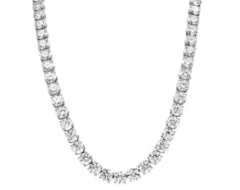 18k Tennis Necklace, white zircon Necklace,Bridal Jewelry,Wedding Necklace,Bridal Necklace,Gift for Her,Layering Necklace,CZ Tennis Necklace