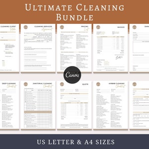 Editable Cleaning Contract Bundle, Cleaning Service Template, Cleaning Proposal, Editable Cleaning checklist, Cleaning Business Bundle