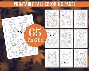 Páginas para colorir de outono para crianças Páginas para colorir de outono Atividades de outono para crianças Folhas para colorir para imprimir Atividades de outono Livro de colorir de outono