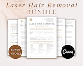 Laser Hair Removal Consent Forms, Esthetician template, Laser Hair Reduction Form, Consultation Form, Aftercare Cards, Esthetician Forms