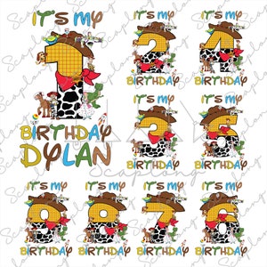 Bundle Custom It's My Birthday Png, Birthday Numbler Design, Cartoon Birthday Png, Magical Kingdom, Vacay Mode Png, Birthday Family Trip Png