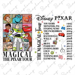 Two-Sided Magical Tour Png, Family Trip 2024 Png, Cartoon Character Png, Magical Kingdom, Family Vacation, Vacay Mode, Family Matching Shirt