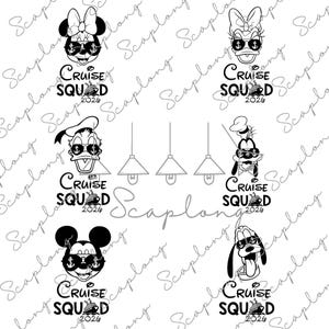 Paquete de cruceros SVG, Ratón y amigos SVG, Viaje familiar 2026 SVG, Reino mágico SVG, Crucero familiar SVG, Vacaciones familiares SVG, Modo vacaciones