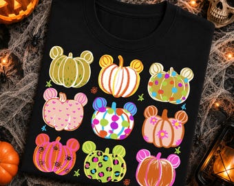 Neon Colorful Pumpkin Png, Preppy Halloween Pumpkin Png, Pumpkin Patch Png, Cute Pumpkin Pattern Png, Porkadots Floral Leopard, Hand Drawn