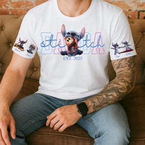 Camisa Dada personalizada png, Dada Est com nome de criança na manga png, Pai personalizado png, Dadda png, Dia dos Pais personalizado png, Filme Monstro Azul png